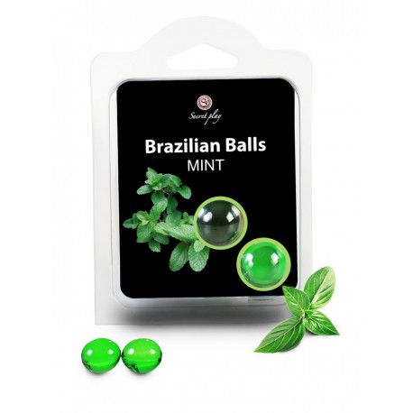 Boules de massage Brésiliennes menthe