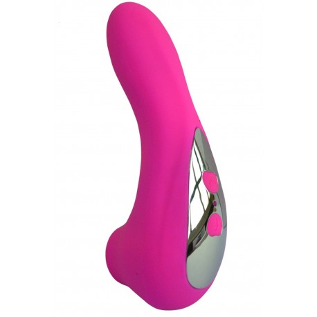 Vibromasseur stimulateur à succion rose 20 programmes USB