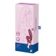 Vibromasseur rabbit point G rouge double stimulation clitoridienne Touch Me Satisfyer - CC597811SA