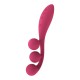 Vibromasseur triple stimulation flexible, anal, vaginale, clitoridienne Tri Ball rouge USB Satisfyer - CC597817