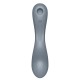 2 en 1 Stimulateur clitoridien air pulsé et vibromasseur point G Curvy Trinity 1 Gris Satisfyer - CC597819