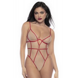 Body String chair et rouge - MAL8817RED