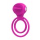 Anneau vibrant à 2 anneaux 1 mode de vibration très extensible rose - COR-043FUS