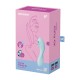 Vibromasseur connecté 3 en 1 Bleu USB Curvy Trinity 5 - CC597823