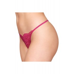 String ficelle rouge avec chaine strass - DG1497BEE