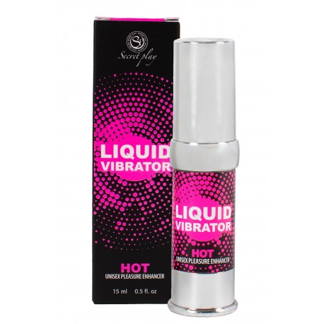 Liquide vibrant effet chauffant arôme fraise à la crème unisexe 15ml - SP5969