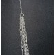 Tour de cou bijou avec chaines de corps argenté - BCHA001SIL