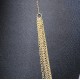 Tour de cou bijou avec chaines de corps doré - BCHA001GLD