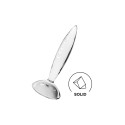 Gode anal en verre borosilicaté massif transparent Sparkling Crystal Satisfyer - CC597830