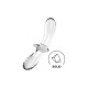 Gode en verre borosilicaté massif transparent Double Crystal Satisfyer - CC597829