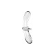 Gode en verre borosilicaté massif transparent Double Crystal Satisfyer - CC597829