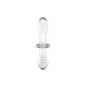 Gode en verre borosilicaté massif transparent Double Crystal Satisfyer - CC597829