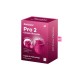 Stimulateur de clitoris rose par ondes de pression ou sans contact Pro 2 Classic Blossom Satisfyer - CC597840