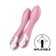 Vibromasseur gonflable G-Spot rose USB Air Pump Vibrator 2 Satisfyer