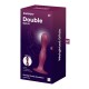 Gode ventouse silicone rouge Double Ball-R Satisfyer - CC597842