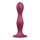 Gode ventouse silicone rouge Double Ball-R Satisfyer - CC597842