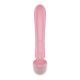 2 en 1 Vibromasseur rabbit et wand rose USB Triple Lover Satisfyer - CC597843