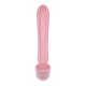 2 en 1 Vibromasseur rabbit et wand rose USB Triple Lover Satisfyer - CC597843