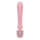 2 en 1 Vibromasseur rabbit et wand rose USB Triple Lover Satisfyer - CC597843