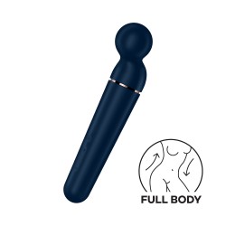 Vibromasseur wand bleu USB 60 vibrations Planet Wand-er Satisfyer - CC597845