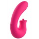 Vibromasseur 2 en 1 G-spot et stimulateur de clitoris USB Kali rose - WS-NV085