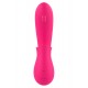 Vibromasseur 2 en 1 G-spot et stimulateur de clitoris USB Kali rose - WS-NV085