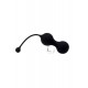 MINA Noir, Boules de Geisha en silicone médical USB avec télécommande - BQ130BLK