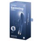 Vibromasseur rabbit USB tête rotative bleu Spinning Rabbit 1 Satisfyer - CC597856