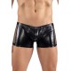 Boxer noir Black Desire en simili cuir - LM2401-67BLK