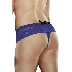 Boyshort dentelle ouvert