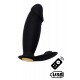 ACHILLE, Mini vibromasseur noir USB, forme pénis avec stimulation clitoridienne, avec télécommande - BQ158BLK