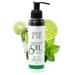 Huile de massage comestible mojito menthe 100ml
