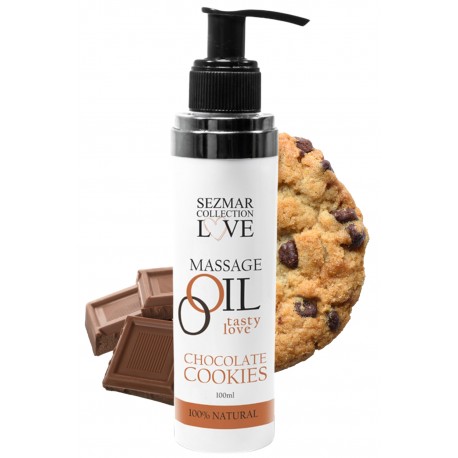 Huile de massage comestible cookie chocolat 100ml