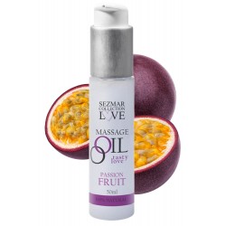 Huile de massage comestible parfum Fruit de la passion