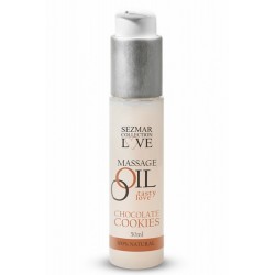 Huile de massage comestible parfum chocolat