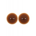 Paire de cache-tétons piercing barre faux diamant peau foncée - XP001F