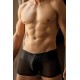 Boxer noir rayé opaque et transparent - LM2906-67BLK