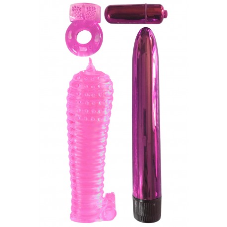 Coffret 4 sextoys rose Classix - R545112