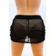 Jupe noire en résille transparente Maya - LSN1