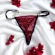 String bordeaux avec anneaux détachables - PM05GOPC-BRED