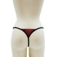 String bordeaux avec anneaux détachables - PM05GOPC-BRED