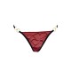 String bordeaux avec anneaux détachables - PM05GOPC-BRED