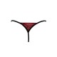 String bordeaux avec anneaux détachables - PM05GOPC-BRED