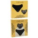 Culotte noire en dentelle avec nœud en satin - PF09LBLK