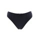 Culotte noire en dentelle avec nœud en satin - PF09LBLK