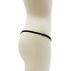 String noir avec bijou perle strass dorés - PA06MBLK