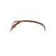 String taupe en dentelle avec bijou cœur doré - PA02MBRW
