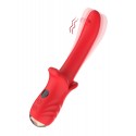 Vibromasseur Rouge Ultra-Souple KISS – USK-V35