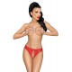 Culotte ouverte rouge Naughty valentine - PH0121RED