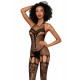 Bodystocking fantaisie noir Fancy me - PH0111BLK
